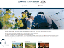 Tablet Screenshot of domaines-schlumberger.com