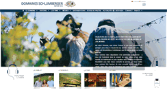 Desktop Screenshot of domaines-schlumberger.fr