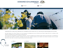 Tablet Screenshot of domaines-schlumberger.fr
